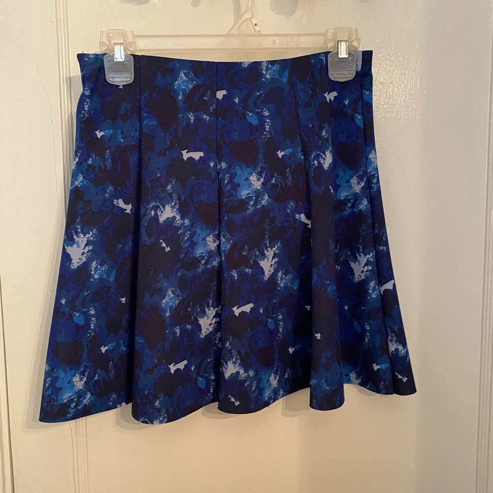 NWOT Pleated Scuba Skirt